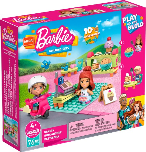 VÝSTUP Mega Bloks Barbie bloky cukráreň GWR32