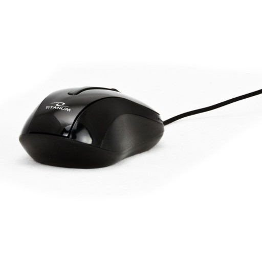 Myš TITANUM Hornet 3D TM103K (optická; 1000 DPI;