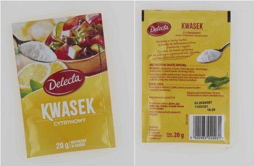 DELECTA KYSELINA CITRÓNOVÁ 20G