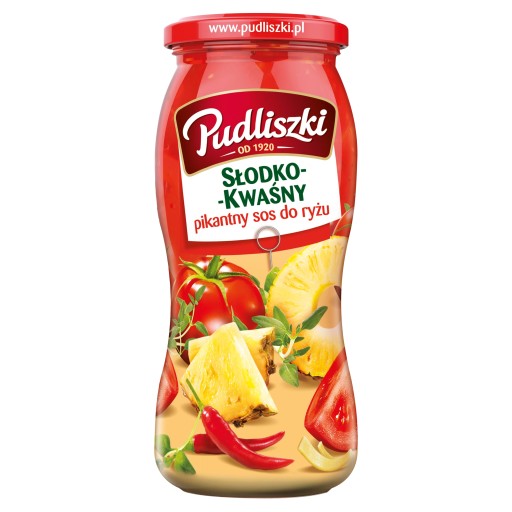 Pudliszki pikantná sladkokyslá omáčka 500g