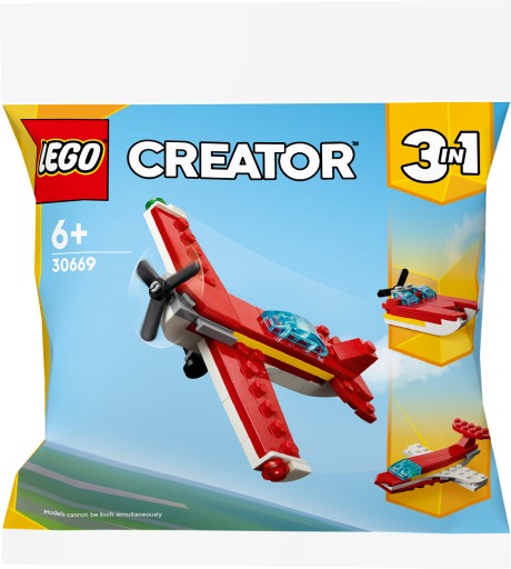 LEGO Creator 30669 Ikonické červené lietadlo