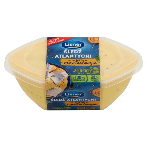 ATLANTICKÝ SLEDE V HORČICOVEJ OMÁČKE 280g LISNER