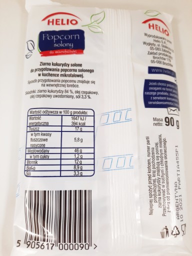 ZĽAVA!!! HELIO Pop kukurica solená 90g