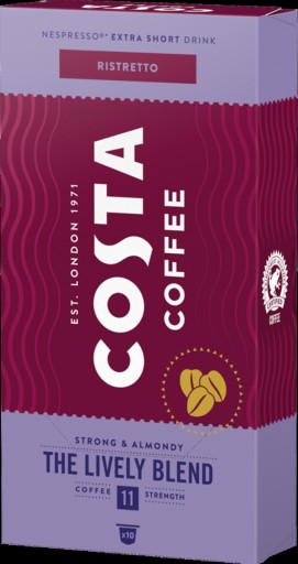 Kapsule pre Nespresso Costa The Lively Blend 10 ks