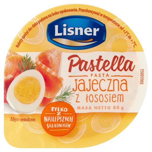 Lisner Egg pastella s lososom 80 g