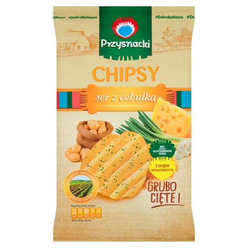 Syr Przysnacki Chips s cibuľou 135 g