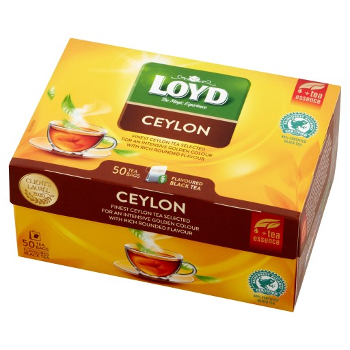 Klasický čierny čaj Ceylon Strong Taste 50T LOYD