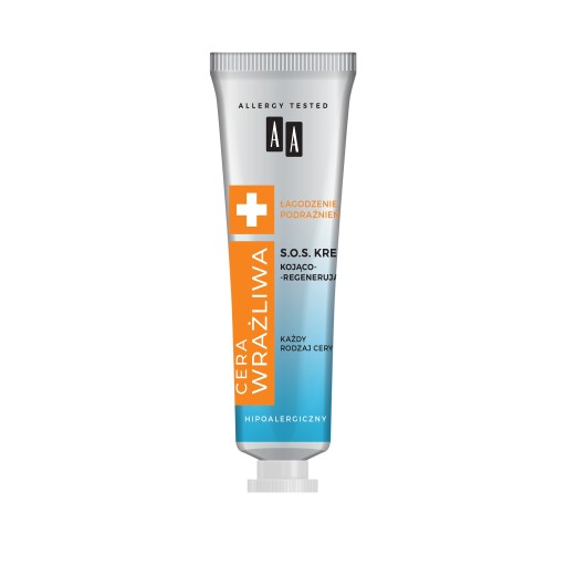 AA Sensitive Skin SOS upokojujúci a regeneračný krém 50 ml