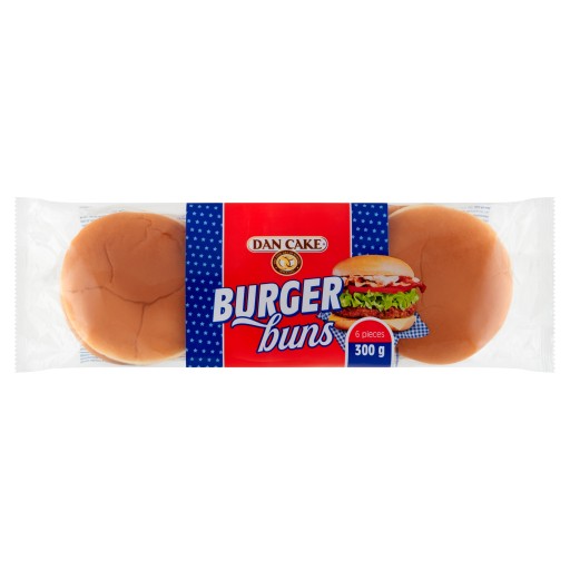 Dan Cake Burger Buns Pšeničné hamburgerové žemle bez sezamu 300 g