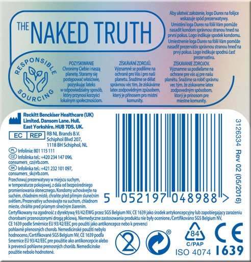 Durex Invisible Condómy 3 kusy
