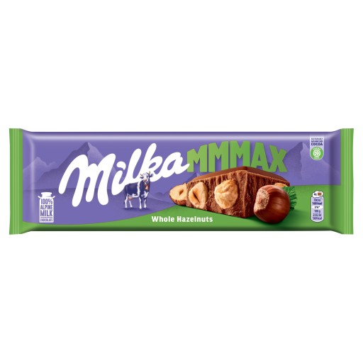 Milka MMMAX mliečna čokoláda celé Hazelnuts 270 g