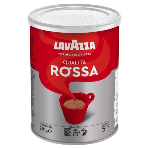 Lavazza Qualita Rossa mletá káva 250g v plechovke