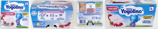 Nestlé Yogolino mlieko a ovocný dezert malina po 6 mesiacoch 400 g