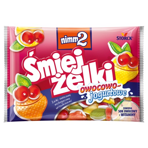 NIMM2 Śmiejżelki Ovocie a jogurt Storck 100 g