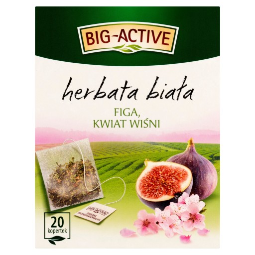 Big-Active čaj z bielej figy a čerešňových kvetov (20 vrecúšok x 1,5g) 30g