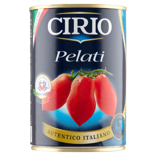 Pelati paradajky celé, bez šupky, 400 g CIRIO
