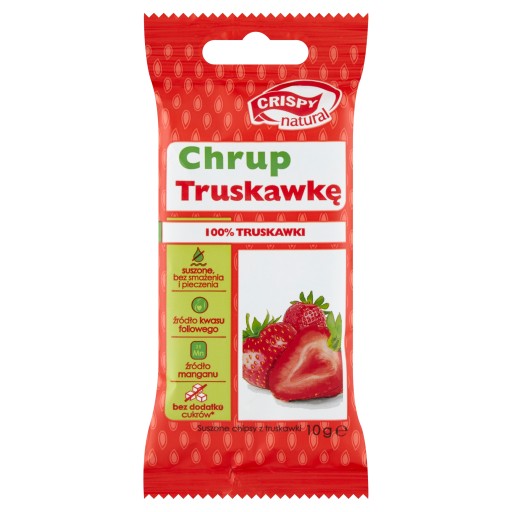 Chrumkavé prírodné sušené jahodové lupienky 10 g