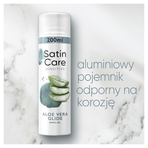 Gél na holenie Gillette Venus Satin Care Sensitive Aloe Vera Glide 200 ml