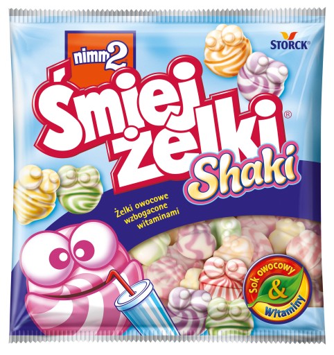 nimm2 Śmiejżelki Shaki ovocné želé vitamíny 90 g