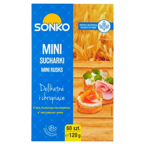 Sonko mini sucháre 60 ks 120g