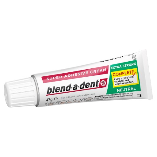Blend-a-dent COMPLETE NEUTRAL lepidlo na zubné protézy neutrálnej chuti, 47 g