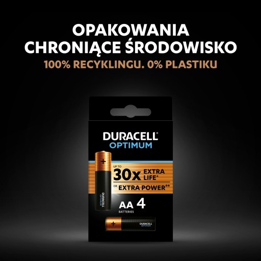 Duracell Optimum AA LR6 alkalické batérie 4 ks