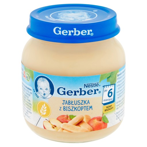 Gerber Jablkový mousse dezert s piškótou 125 g