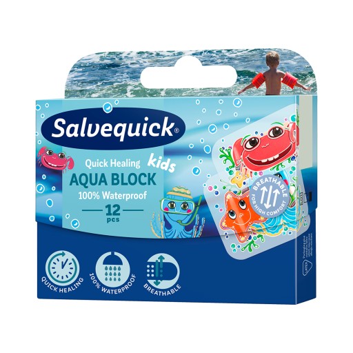 SALVEQUICK Aqua Block Kids Sada 12 kusov