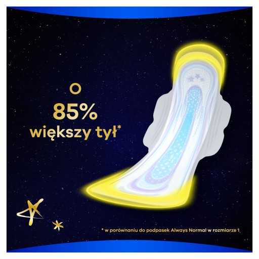 Always Ultra nočné vložky Protect Plus DUO 10 ks