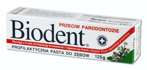 Biodent, zubná pasta proti paradentóze, 125 g