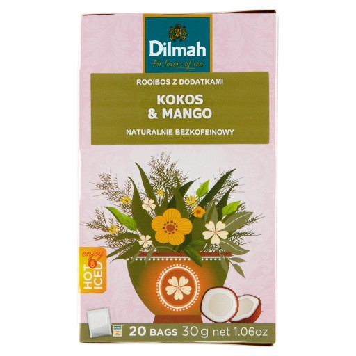 Dilmah Green Rooibos Coconut & Mango 20 x 1,5