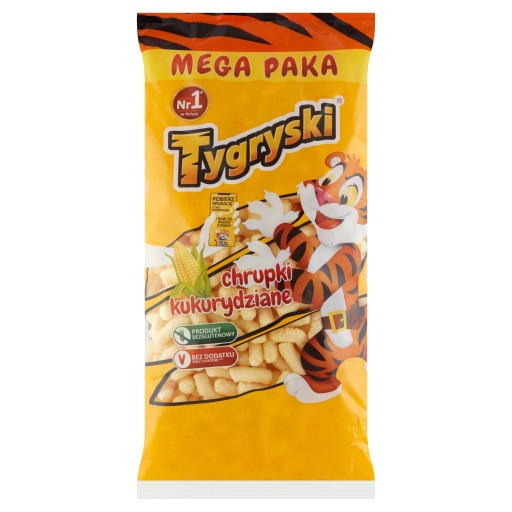 Kukuričné chrumky Tiger family 230g