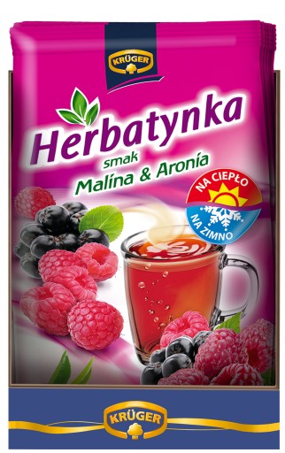Kruger malinový čaj 300g s aróniou 2x