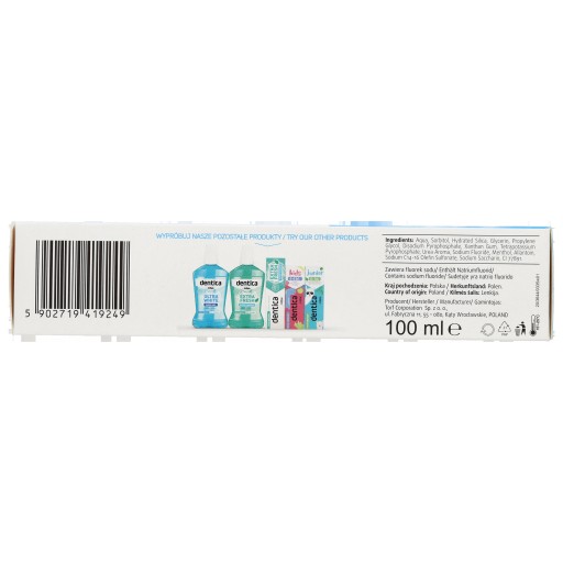 dentica by tołpa ULTRA WHITE zubná pasta 100 ml