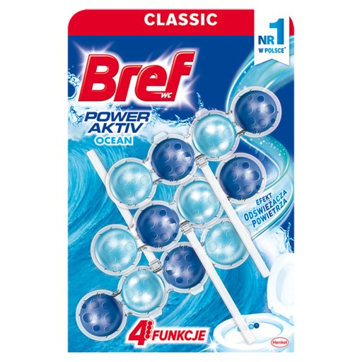 Bref Power Aktiv - Set, 3 WC kocky - Ocean