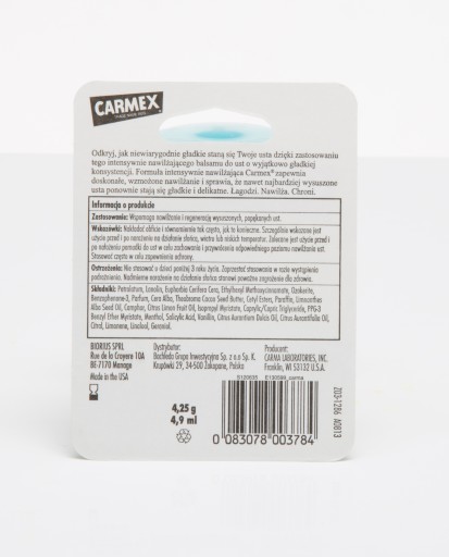 Carmex Lime balzam na pery, ochrana pred slnkom,