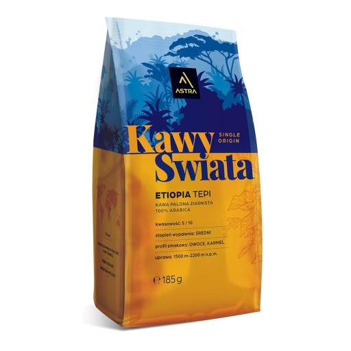 Arabica Astra AST.ETO.TEPI.185G.ZI zrnková káva 193 g