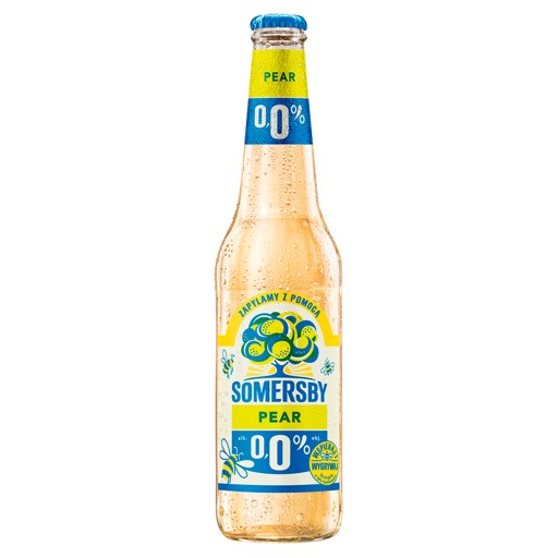 Somersby Hruška pivo 0,0% fľaša 400 ml