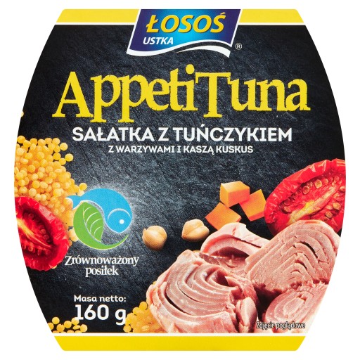 TUniakový šalát so zeleninou a kuskusom 160g LOSOSOVÁ USTKA