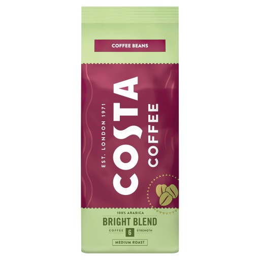 Costa The Bright Medium Pražená zrnková káva 200g
