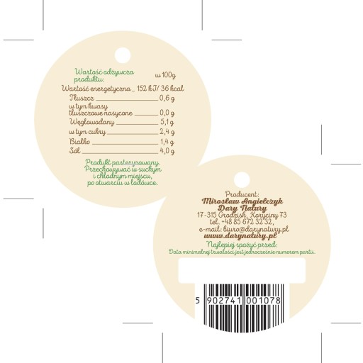 BIO nakladaný medvedí cesnak 430g - Darček