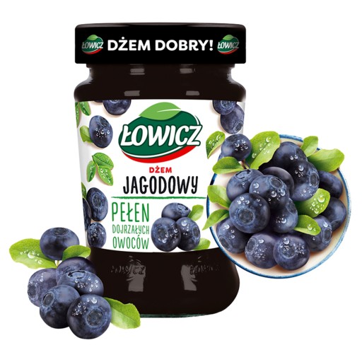 Łowicz bobuľový džem s nízkym obsahom cukru 280 g