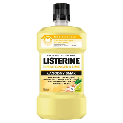 Listerine Fresh Ginger Lime liquid 500 ml