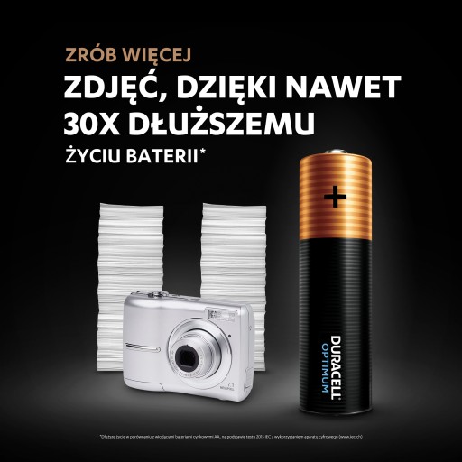 Duracell Optimum AA LR6 alkalické batérie 4 ks