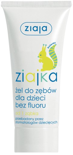 Ziaja Ziajka, zubný gél bez fluoridu, 50 ml
