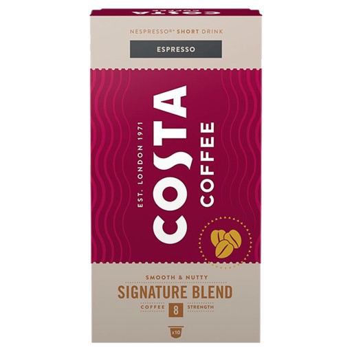 Kapsuly Nespresso Costa Coffee Signature Blend Lungo 10 ks.