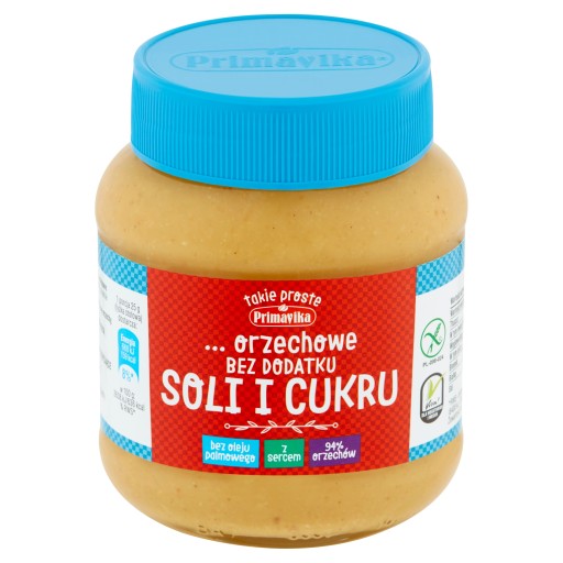 Primavika Arašidové maslo bez pridanej soli a cukru