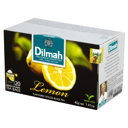 Dilmah Black Tea Lemon 20ks x 2g Obálka