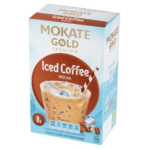 Ľadová káva Mocha s príchuťou čokolády 8x15g Mokate