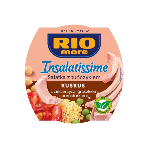 Rio Mare Insalatissime Cous Cous e Tonno Hotové jedlo so zeleninovým kuskusom a tuniakom
